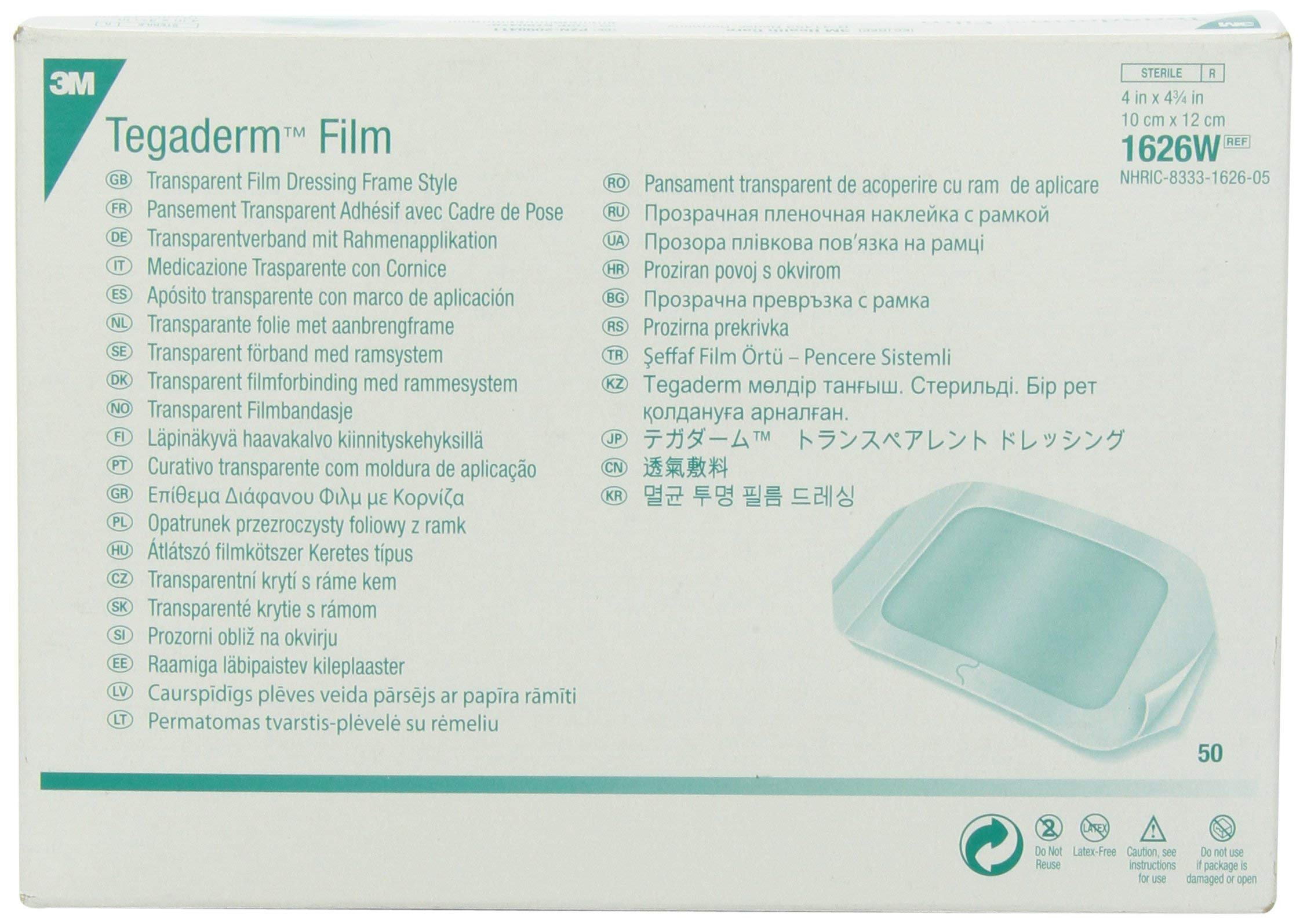 Tegaderm 1626W IV site protection emphasizes secure, clean access.