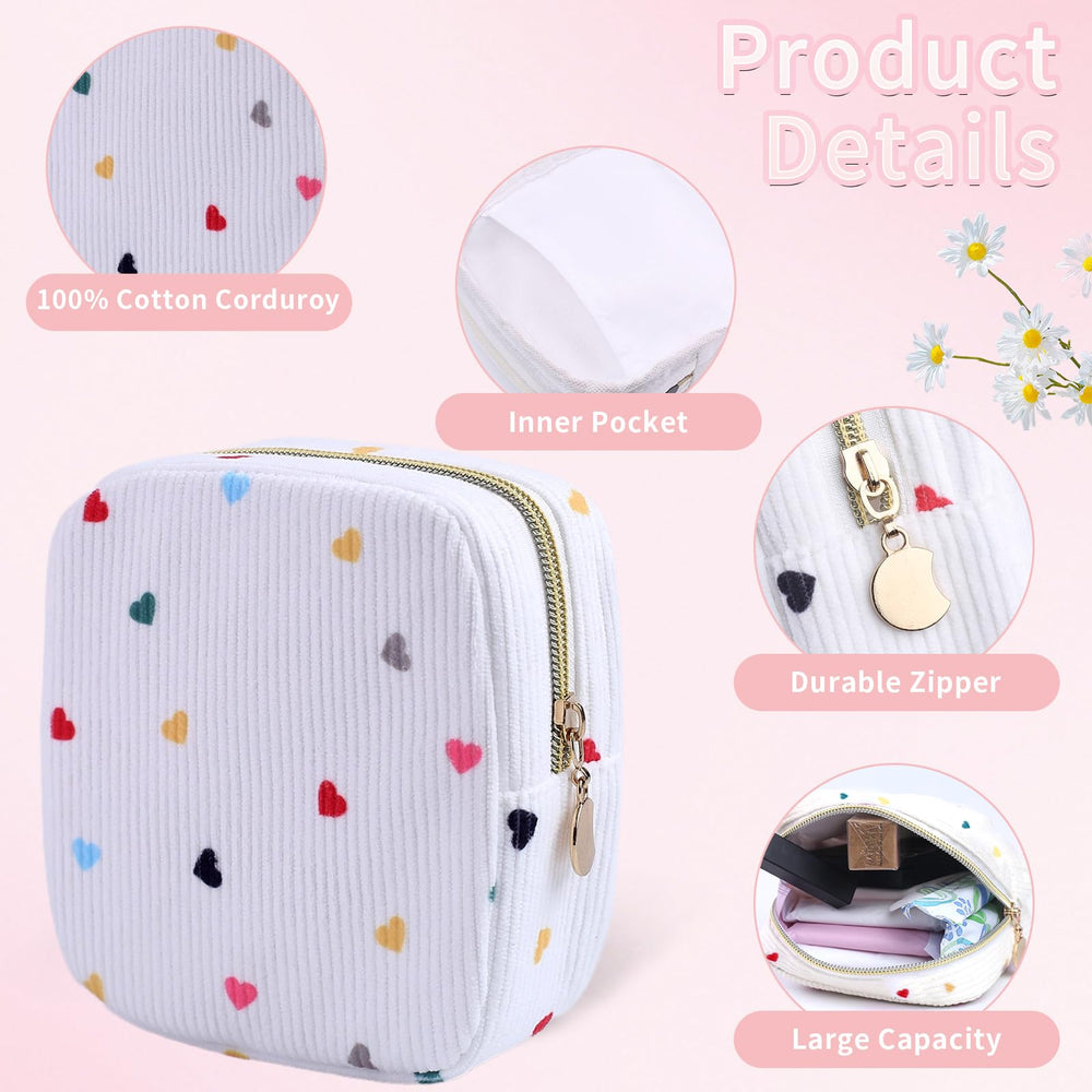 Teircno private discreet period pouch keeps items private and organized.
