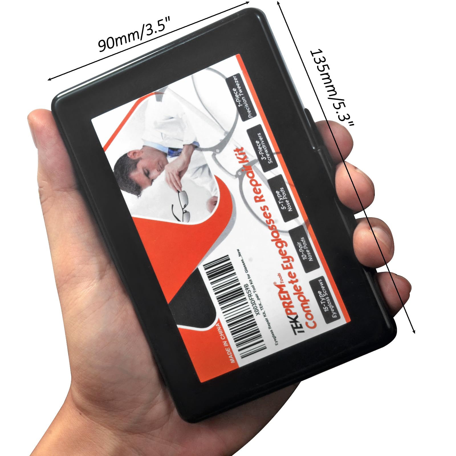 TEKPREM estuche portátil con todas las herramientas de reparación