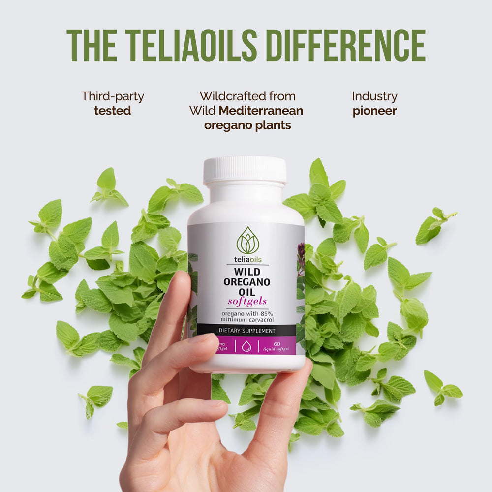 Teliaoils travel-ready bottle shown for on-the-go convenience.