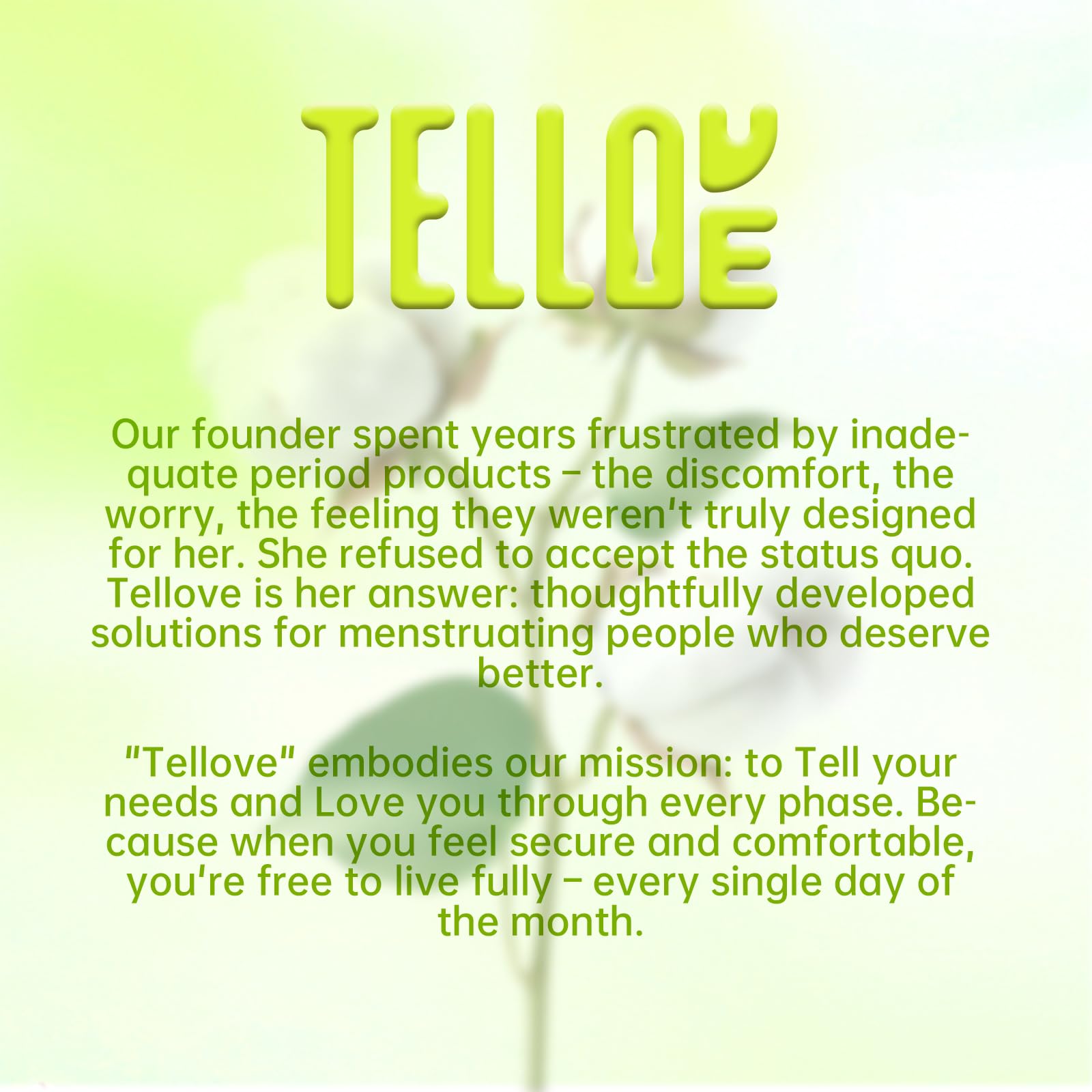 Tellove tampons are cruelty-free and vegan-friendly for ethical choices.
