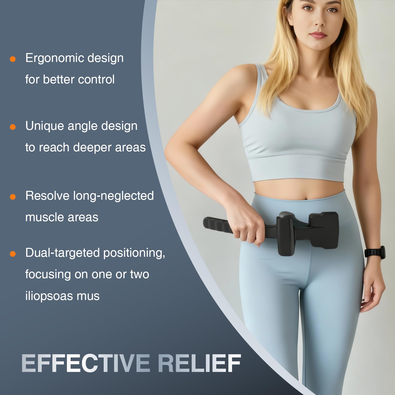 Telyora Psoas Release Tool travel case for on-the-go relief sessions