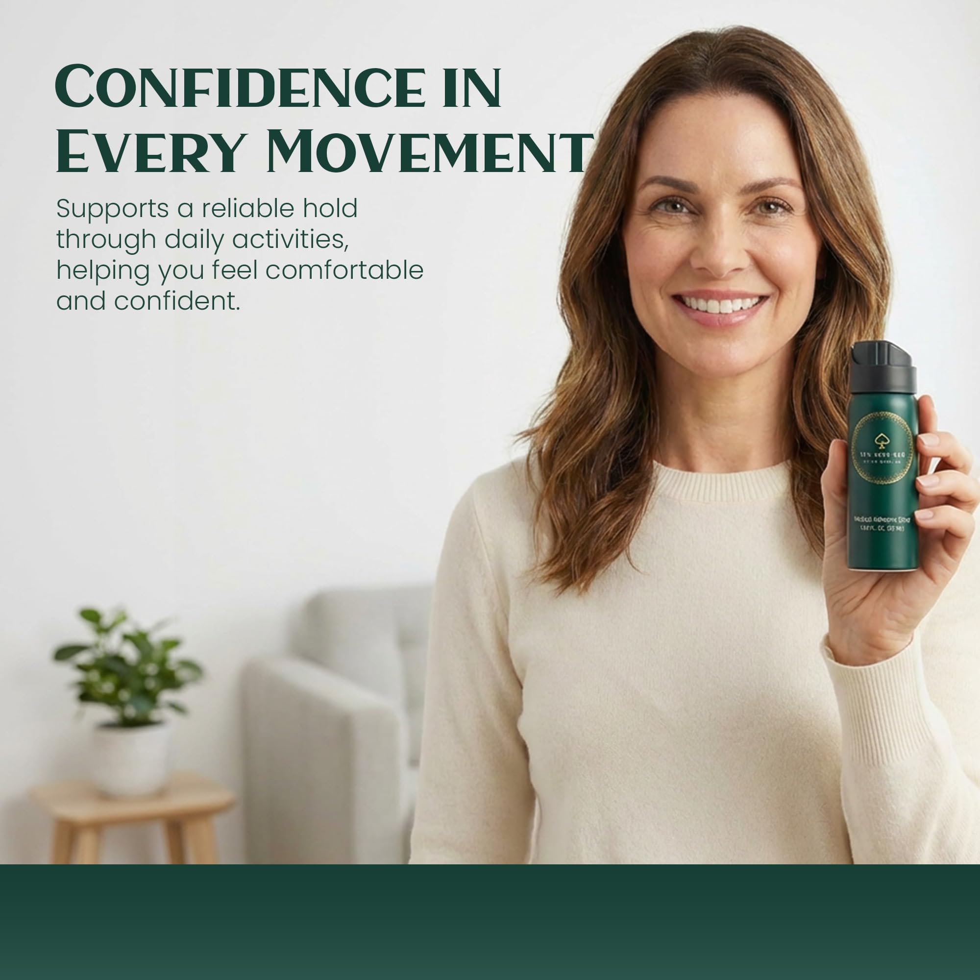 Ten Aces Medical Adhesive Spray extends wear time with fewer changes.