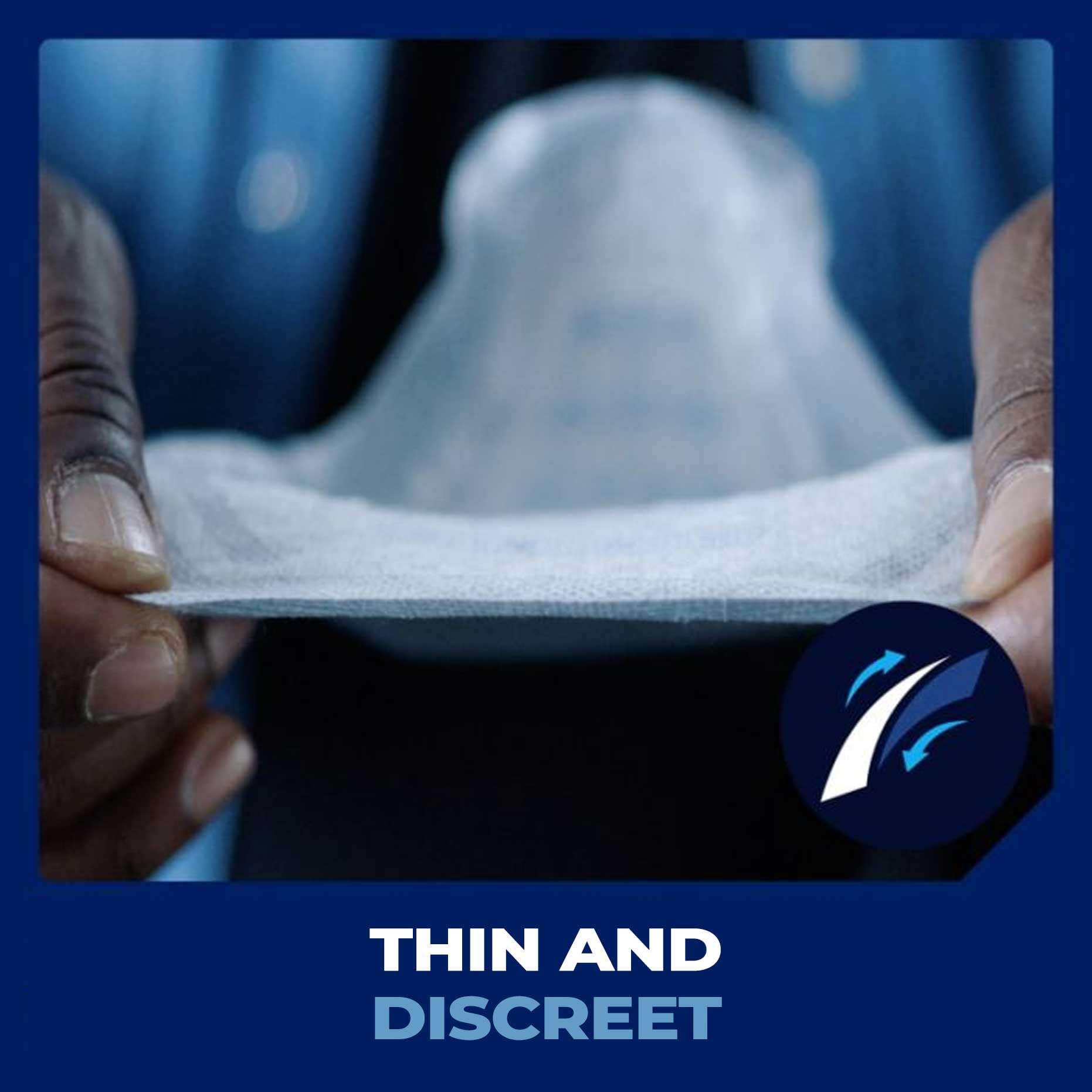 TENA odor protection helps maintain freshness during daily activities.
