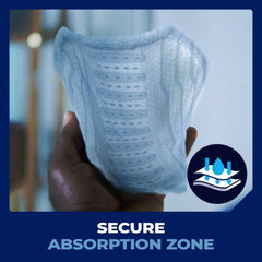 TENA Level 1 pad with thin design lies flat under clothes.