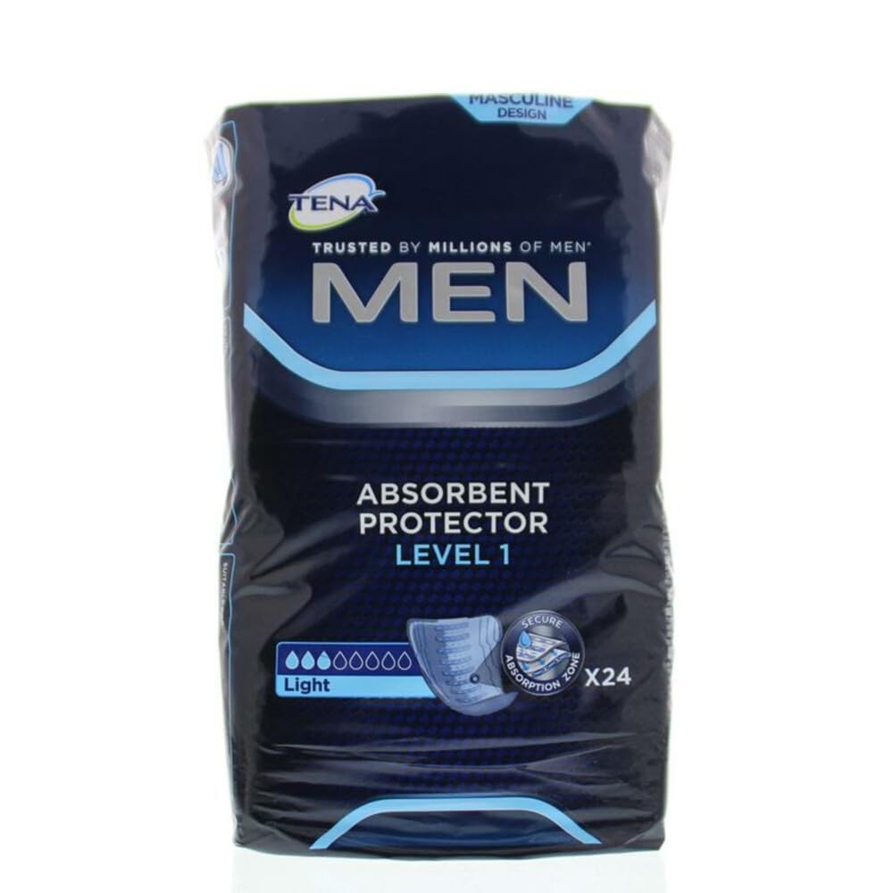 TENA Men Absorbent Protector with anatomical fit for discreet daily wear