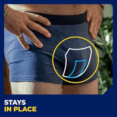 Individually packaged TENA Men Level 3 guard for discreet use on the go.