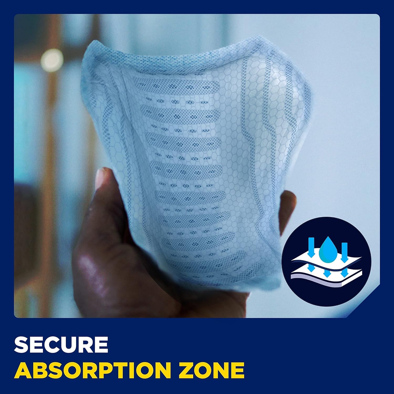 TENA Men Level 3 guard for on-the-go usage in office or gym scenarios.