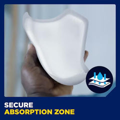 TENA MEN triple protection against leakage, odor, and moisture.