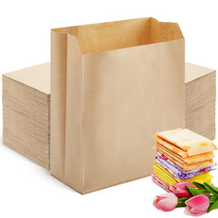 Tenceur waxed sanitary napkin disposal bags in brown kraft, discreet and moisture-resistant for hygienic disposal