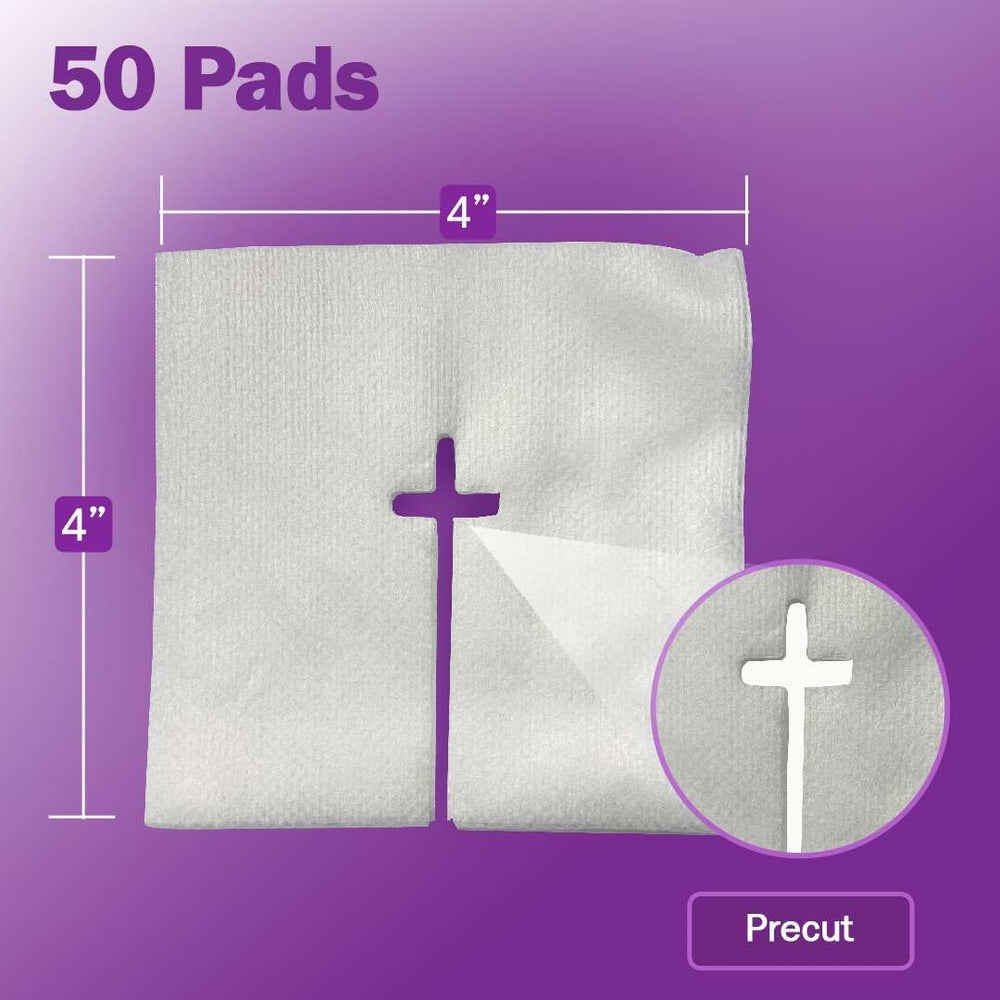 TenderGentle six-ply drain pads, individually packed for absorbent bedside care
