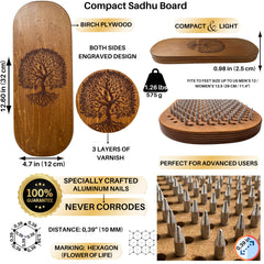 TENGRY Sadhu Board compact design supports travel-friendly practice.