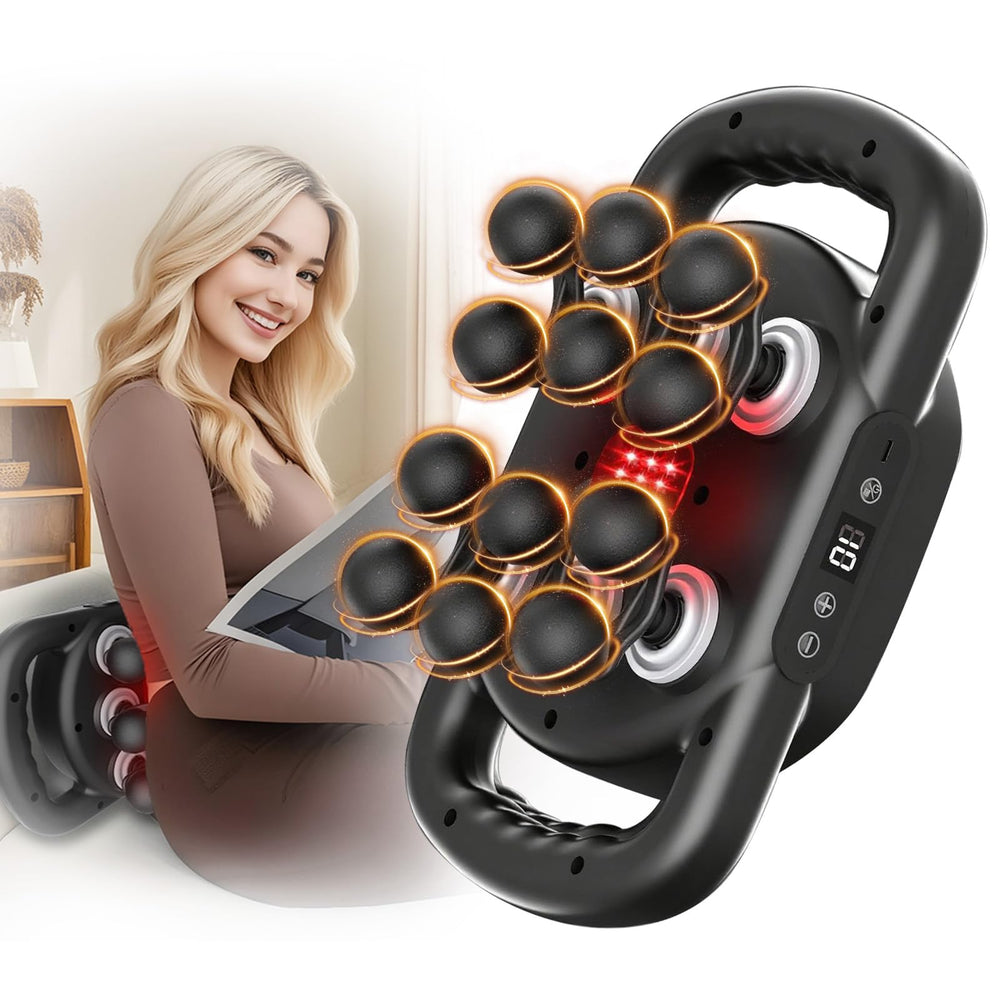 TenSine 12 head massage gun targets deep tissue for recovery