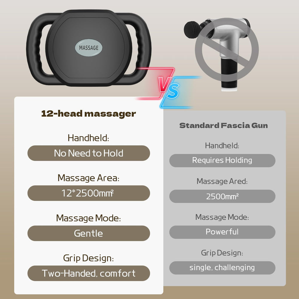 Compact TenSine massage gun fits in a bag for office use