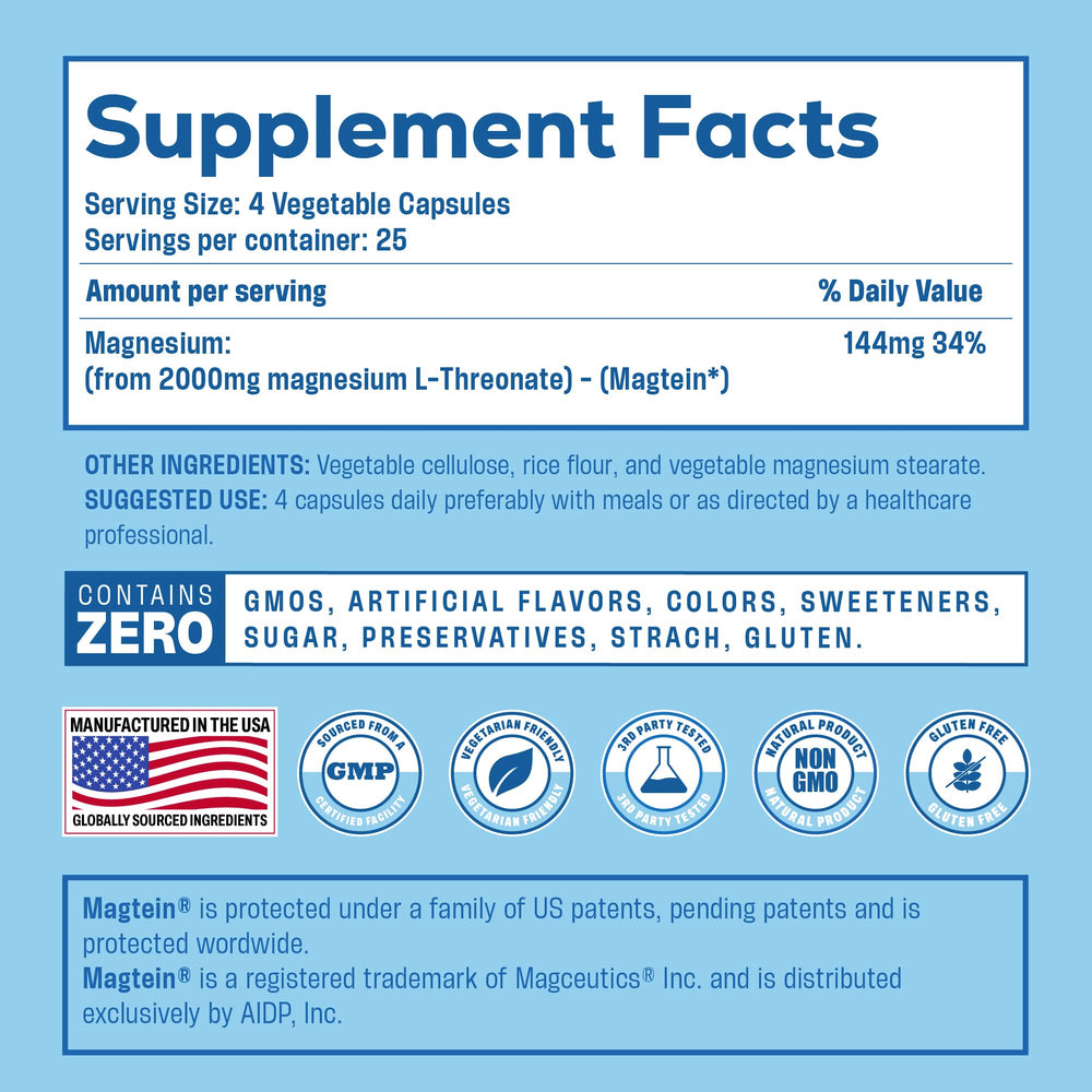 Label details reveal MIT-origin magnesium with non-GMO formulation.