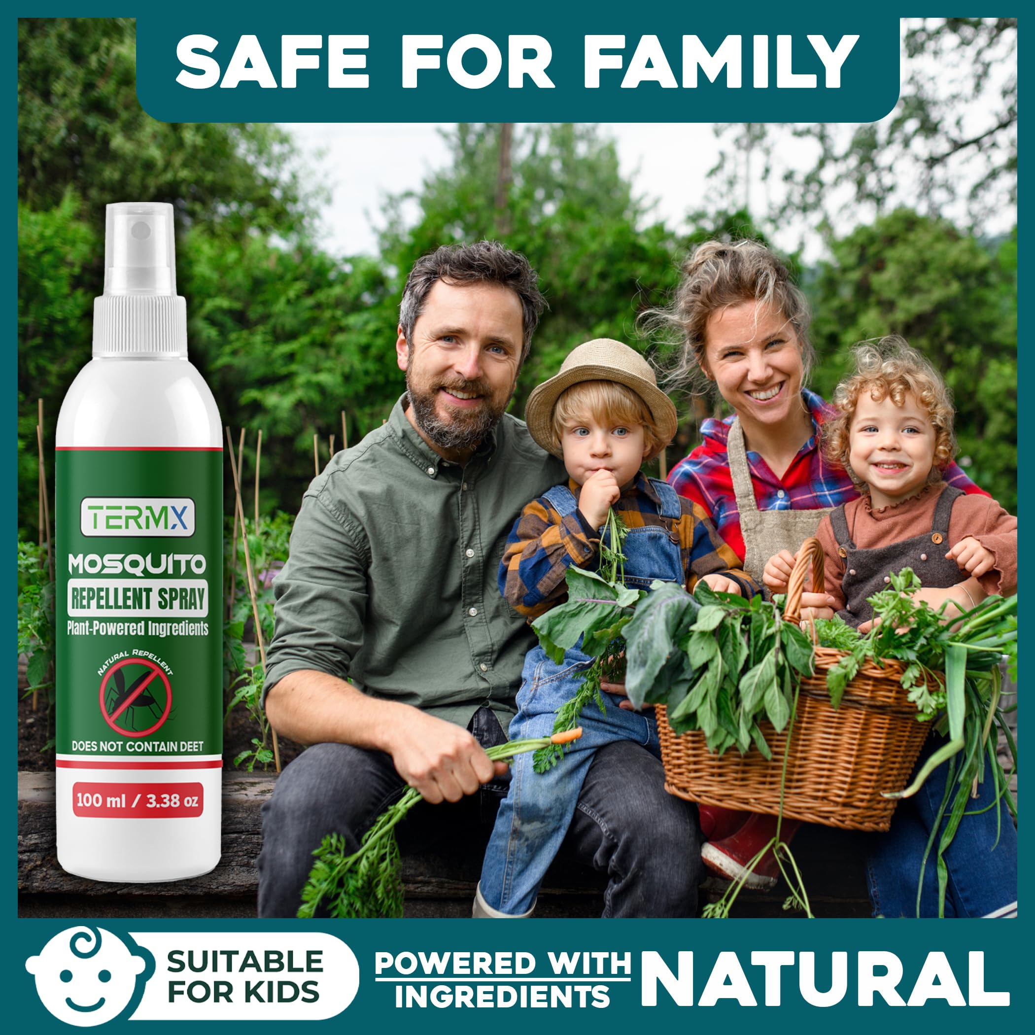 Protección natural con Termx para paseos al aire libre y picnics