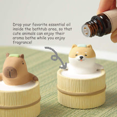 Terra Distribution aroma ceramic stone diffuser close-up shows natural ceramic diffusion.
