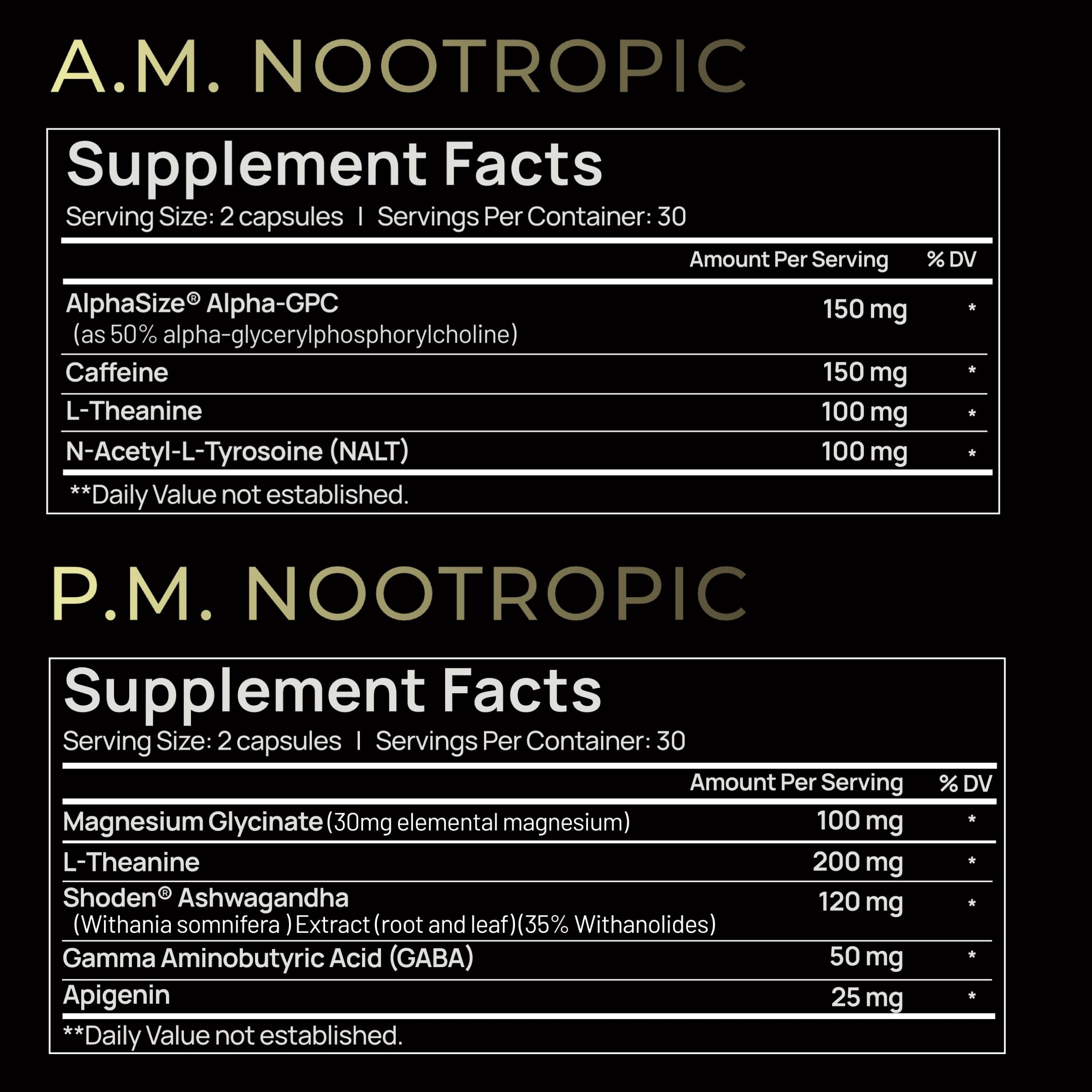 Terra Elmnt AMPM Total Focus capsules shown for daily focus routine