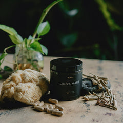 Terra Elmnt Ashwagandha and Rhodiola blend bottle showing adaptogenic support.