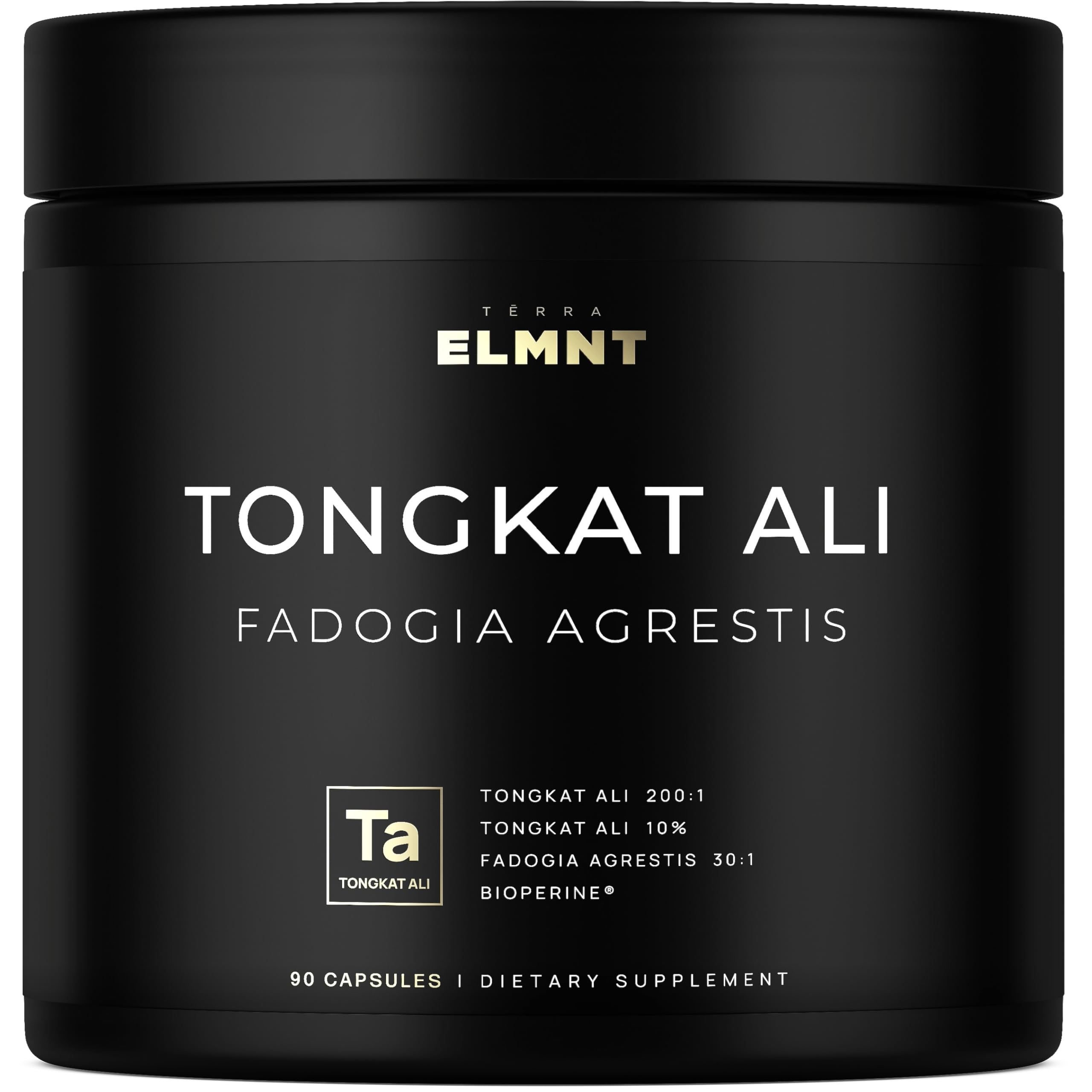 Terra Elmnt Tongkat Ali 200x extract in capsule for enhanced stamina potential