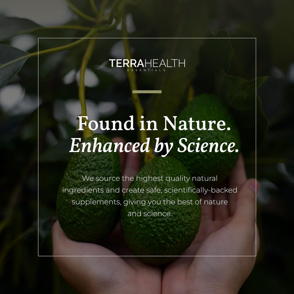 Terra Health Essentials dose pump action ready-to-use daily supplement.