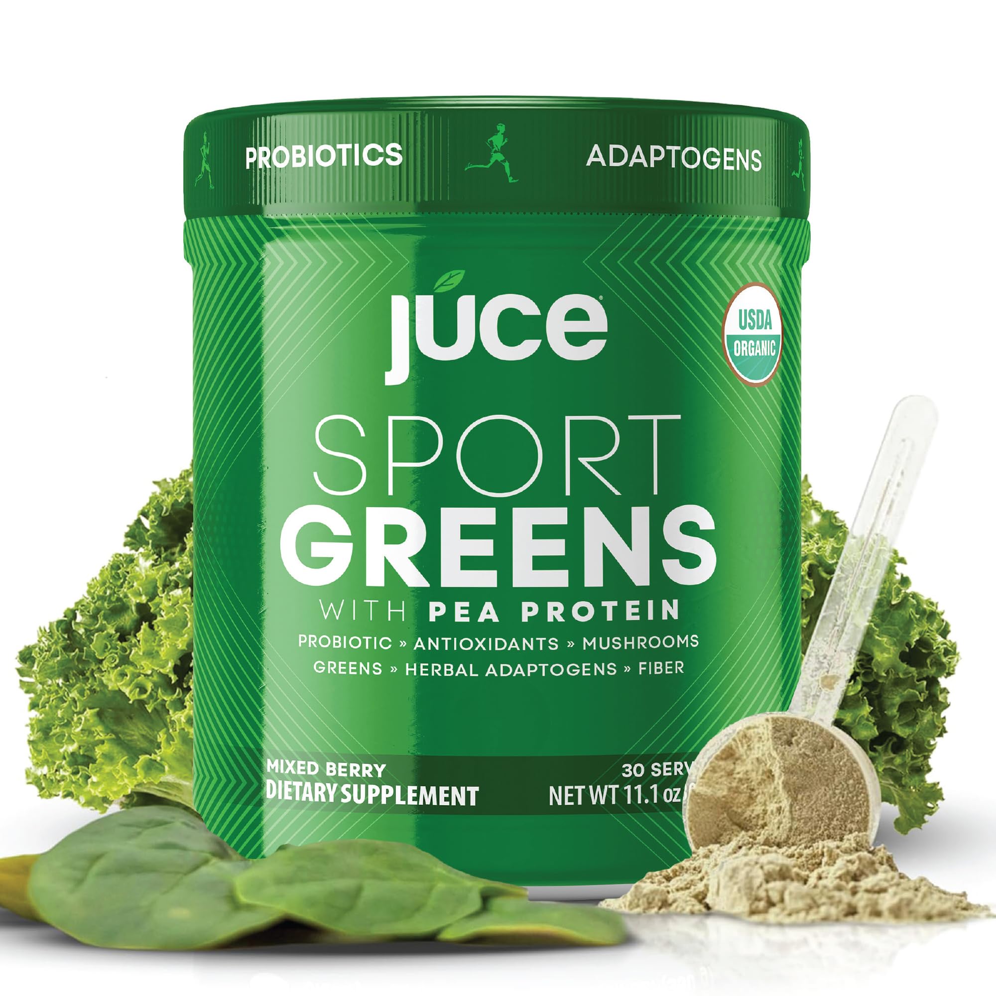 Terra Kai Juce SG7 packaging front highlights berry flavor and greens.