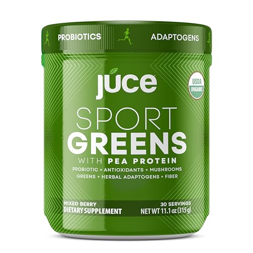 Juce SG7 powder pours into a glass for quick, convenient nutrition.