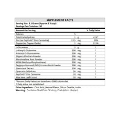 Terra Origin Healthy Gut Powder Berry powder close-up texture