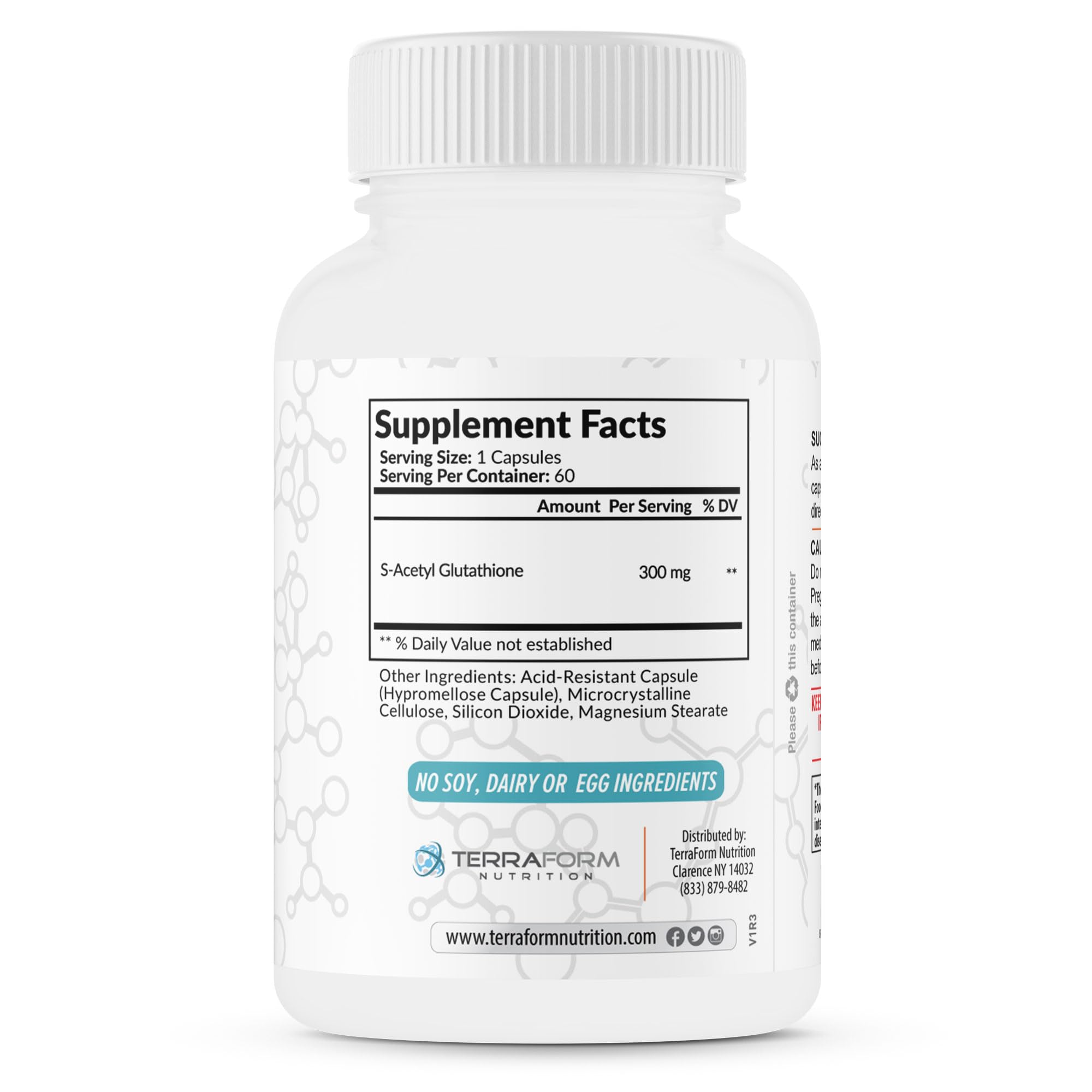 TerraForm Nutrition third-party testing seal indicating purity and potency