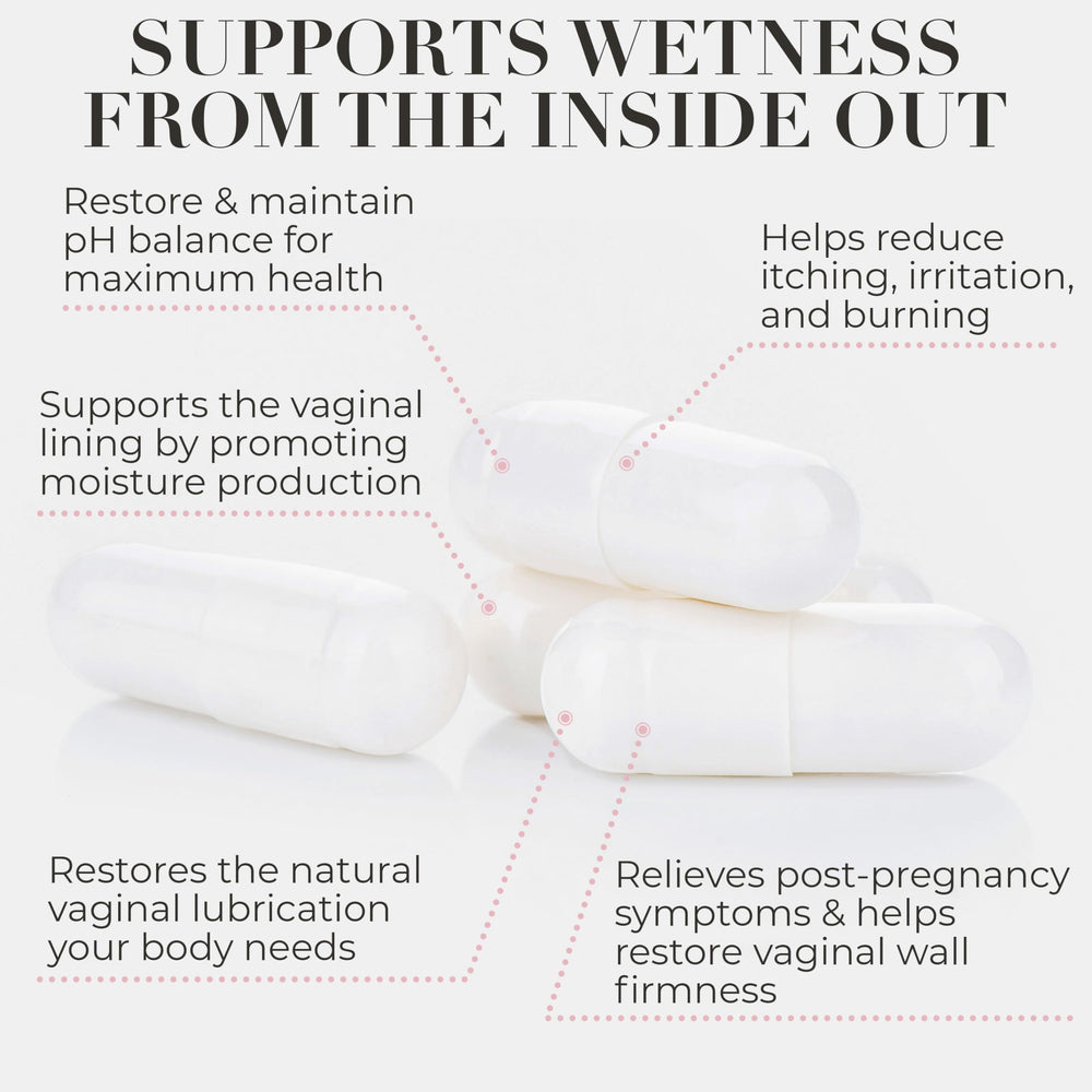 Terramed Hydro Gyn tablet-form closeup demonstrates easy-to-swallow capsule design.