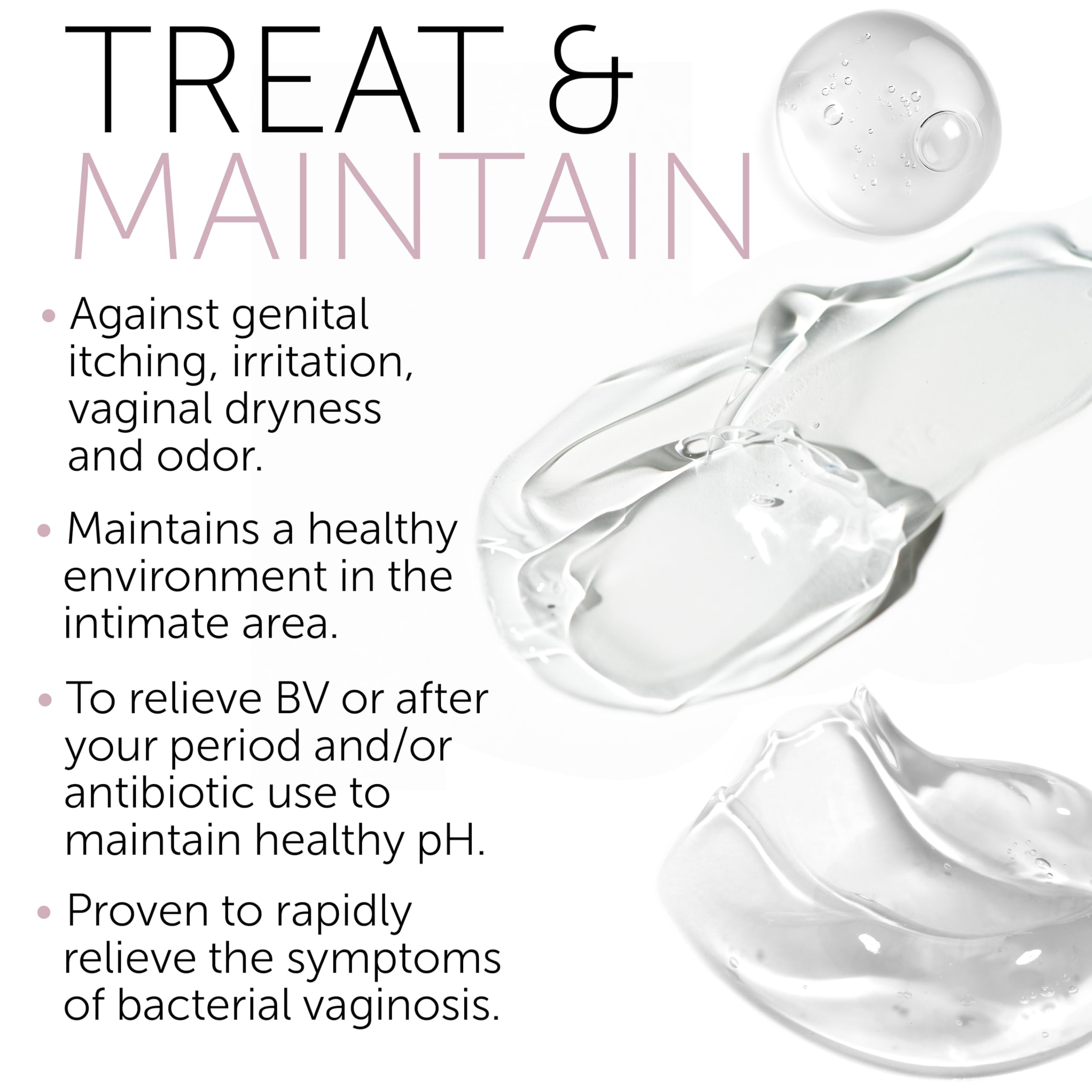 Terramed Just Think Comfort BV treatment product shot highlighting natural formulation.