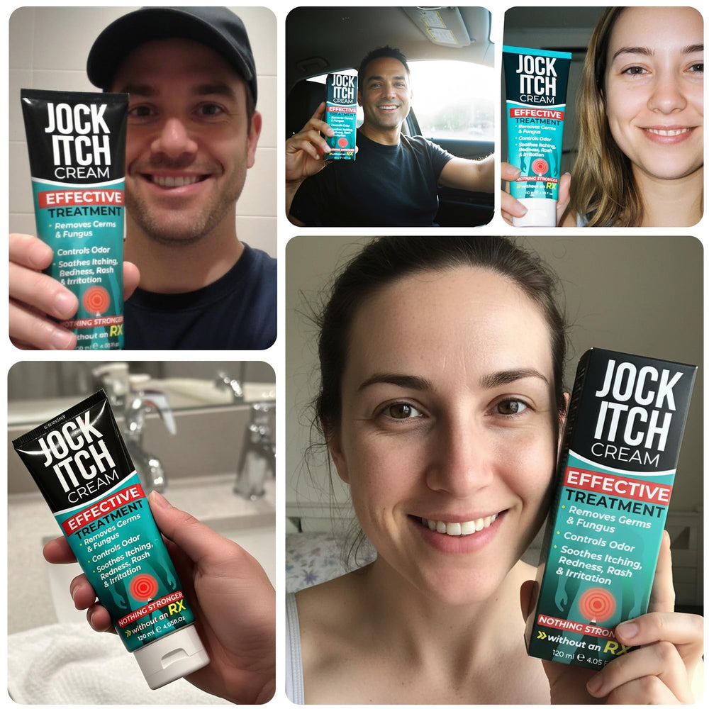 Terramed Just Think Comfort Jock Itch Cream supports active lifestyles