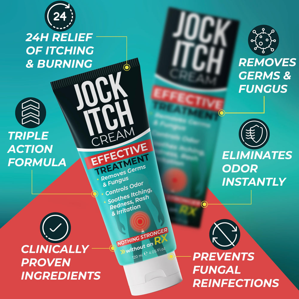 Terramed Just Think Comfort Jock Itch Cream targets the groin area for itching