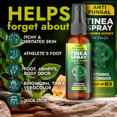 Terramed Just Think Comfort close-up of Manuka honey and Tea Tree Oil ingredients