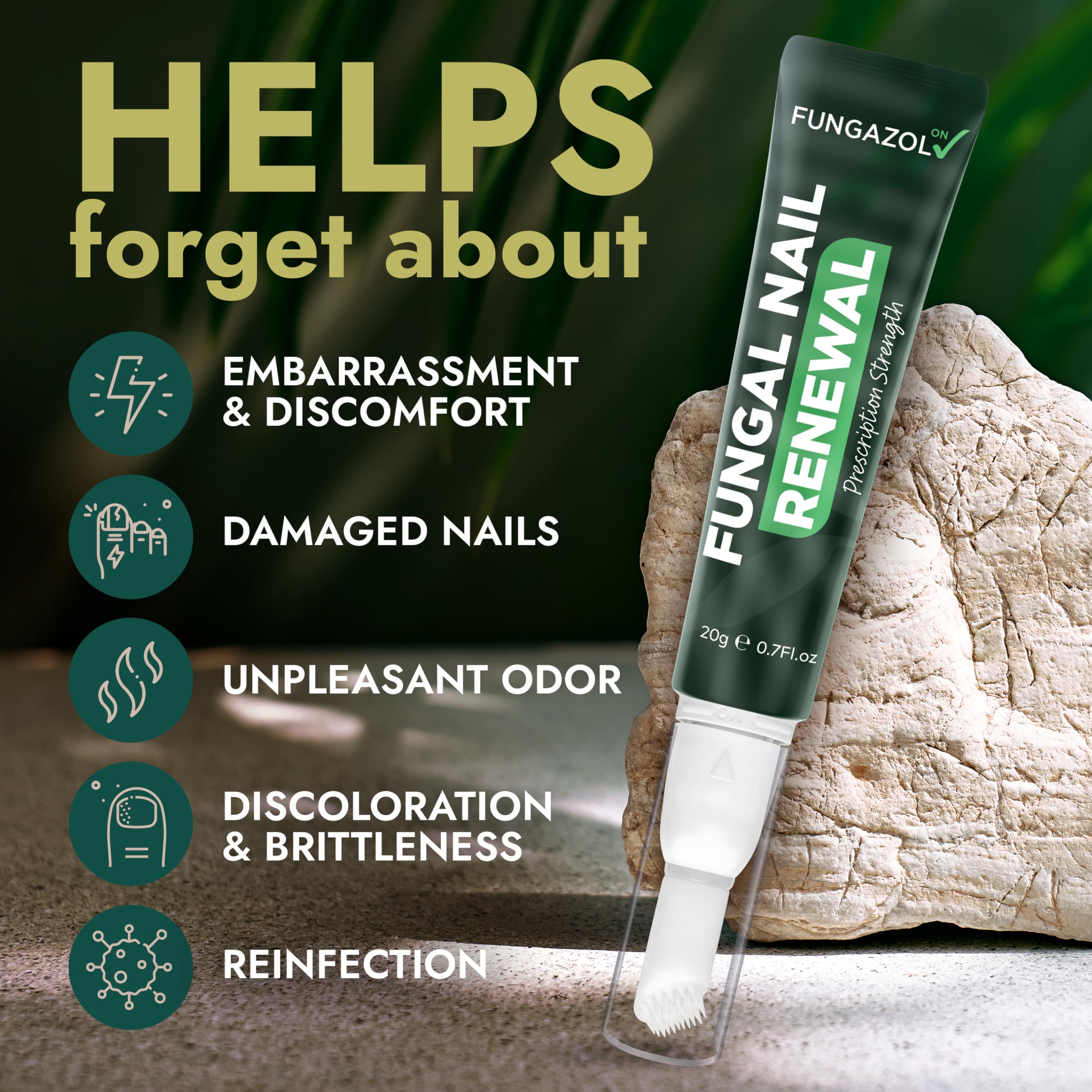 Terramed Just Think Comfort No-Touch Applicator demonstration for clean nail care.
