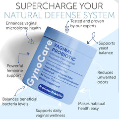 Terramed Just Think Comfort pH balance icon indicating vaginal ecosystem.