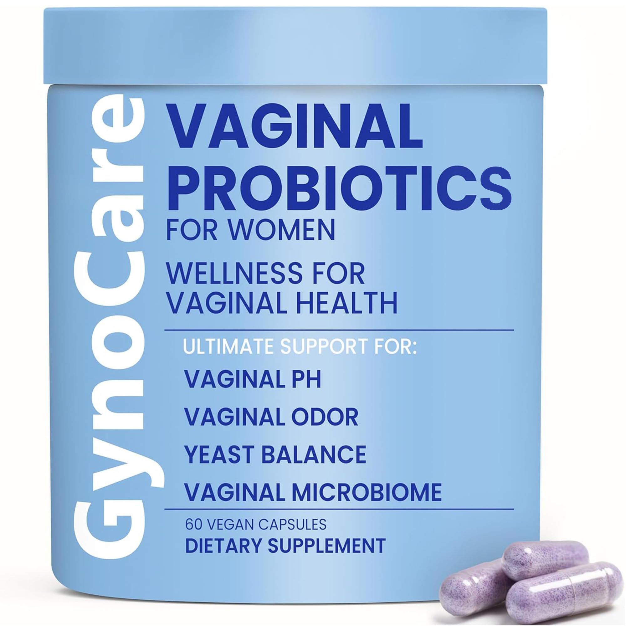 Terramed Just Think Comfort vaginal probiotic bottle supports daily pH balance.