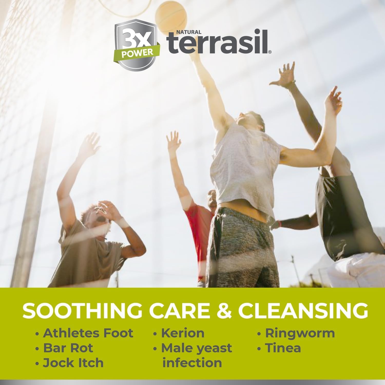 Terrasil Antifungal Soap close-up texture with natural oils visible