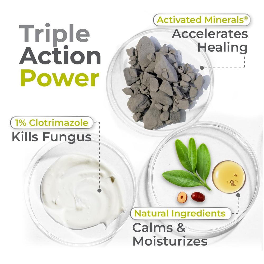 Terrasil Athletes Foot Cream with tea tree oil ingredient for natural care.