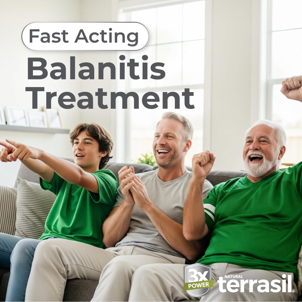 Terrasil Balanitis Relief close-up showing creamy texture for easy application.