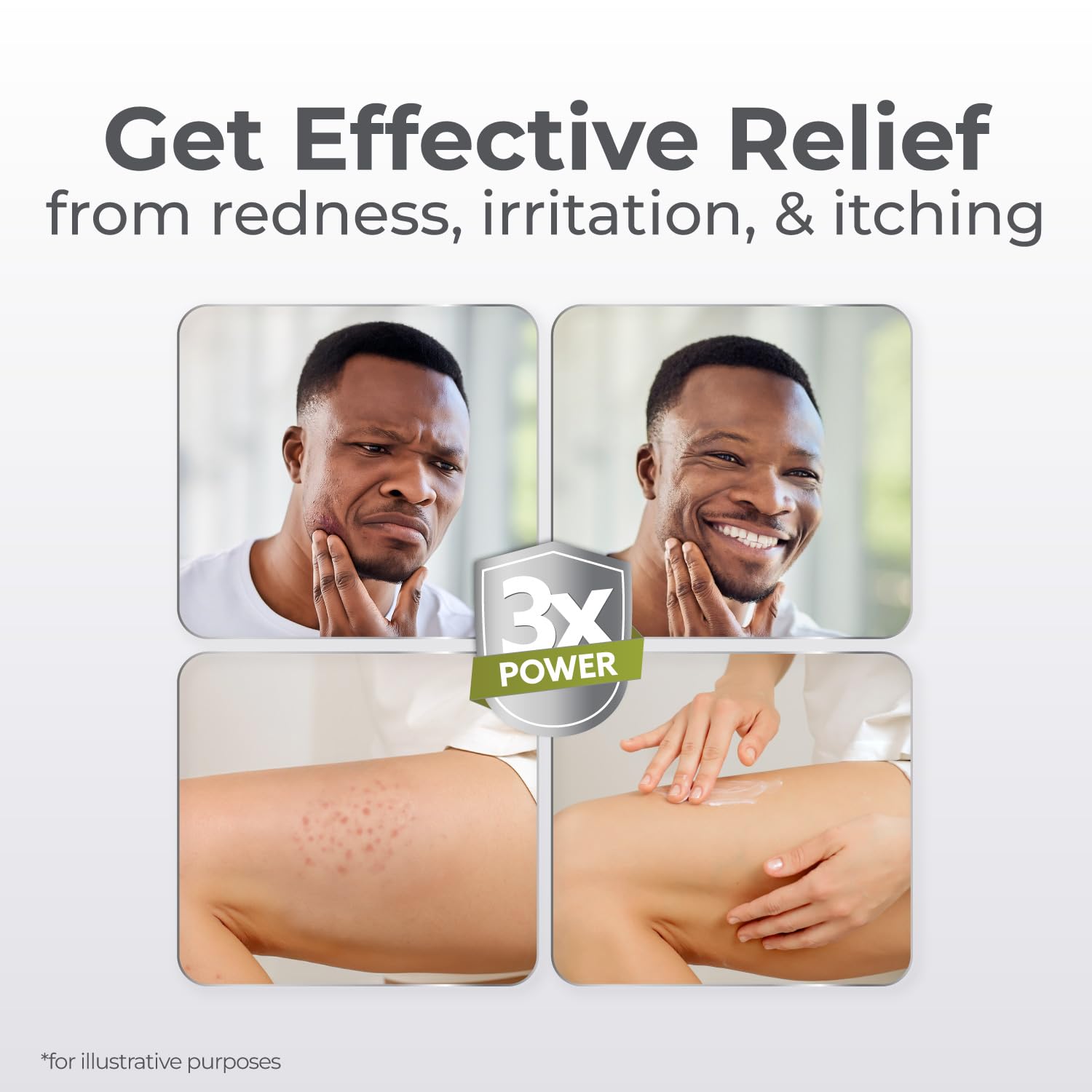 Terrasil Folliculitis Cream close-up showing texture and fast absorption.