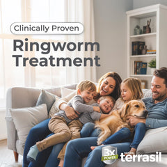 Terrasil Activated Minerals technology visual signaling skin healing support.