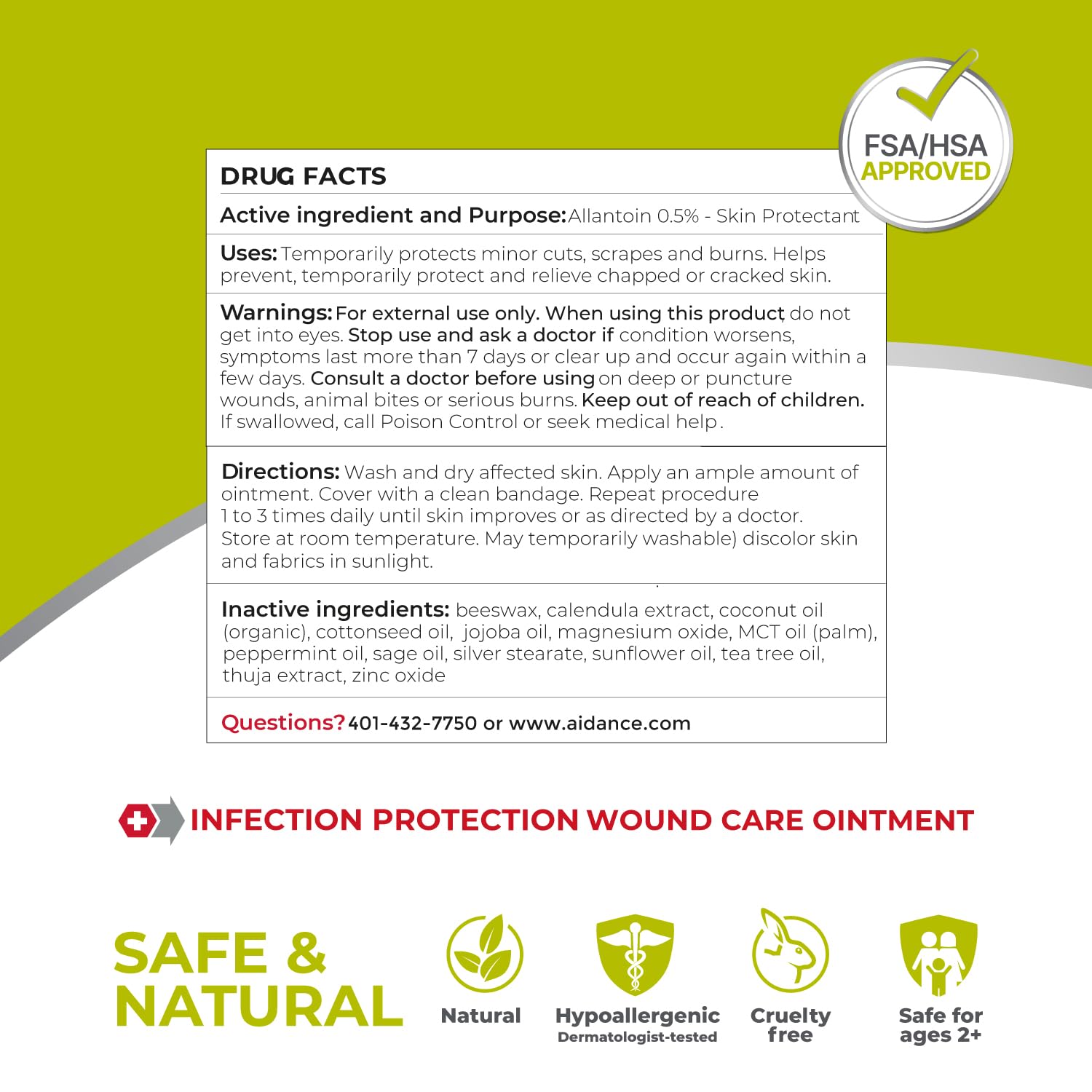 Terrasil Wound Care 3X made in USA high-quality production