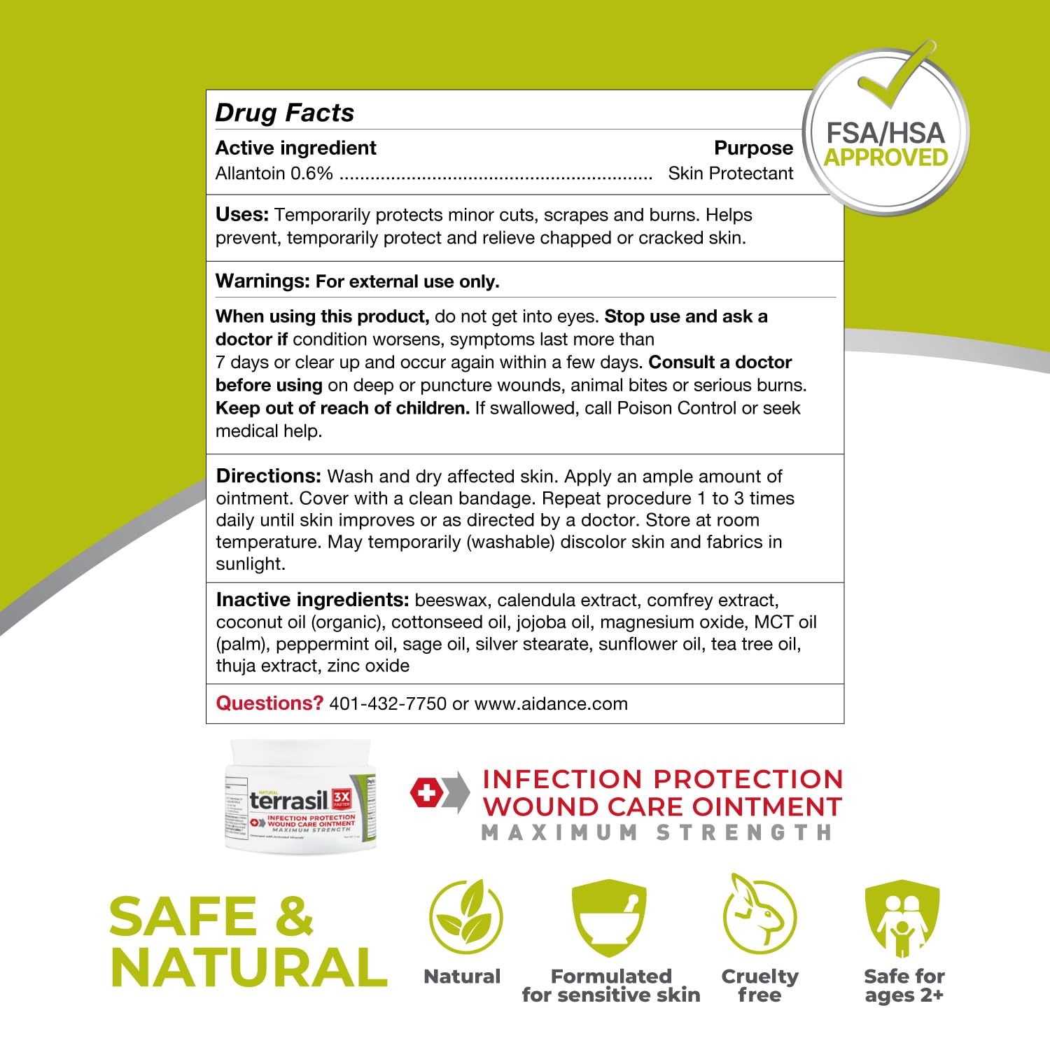 Terrasil Wound Care in a first aid context for on the go protection