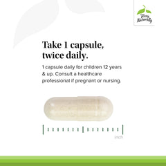 Terry Naturally Acne Essentials label closeup communicates the nutrient blend and free from artificial additives.