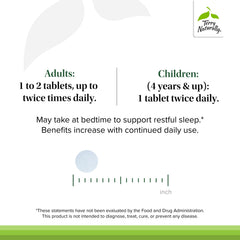 Terry Naturally AnxioCalm label front communicates suitability for adults and 4+ years.