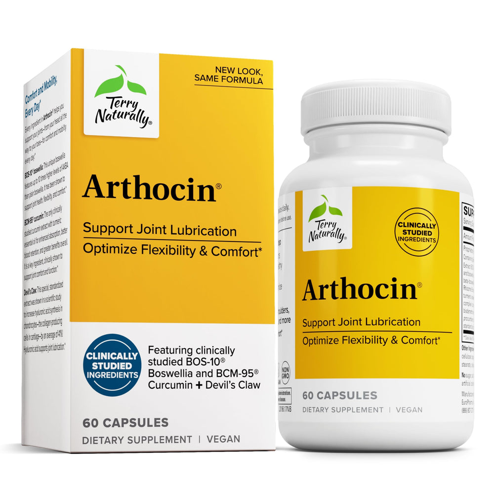 Terry Naturally Arthocin boswellia capsules for joint mobility.