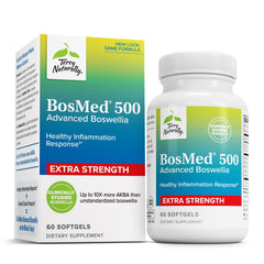 Terry Naturally BosMed 500 bottle front for daily lung support.