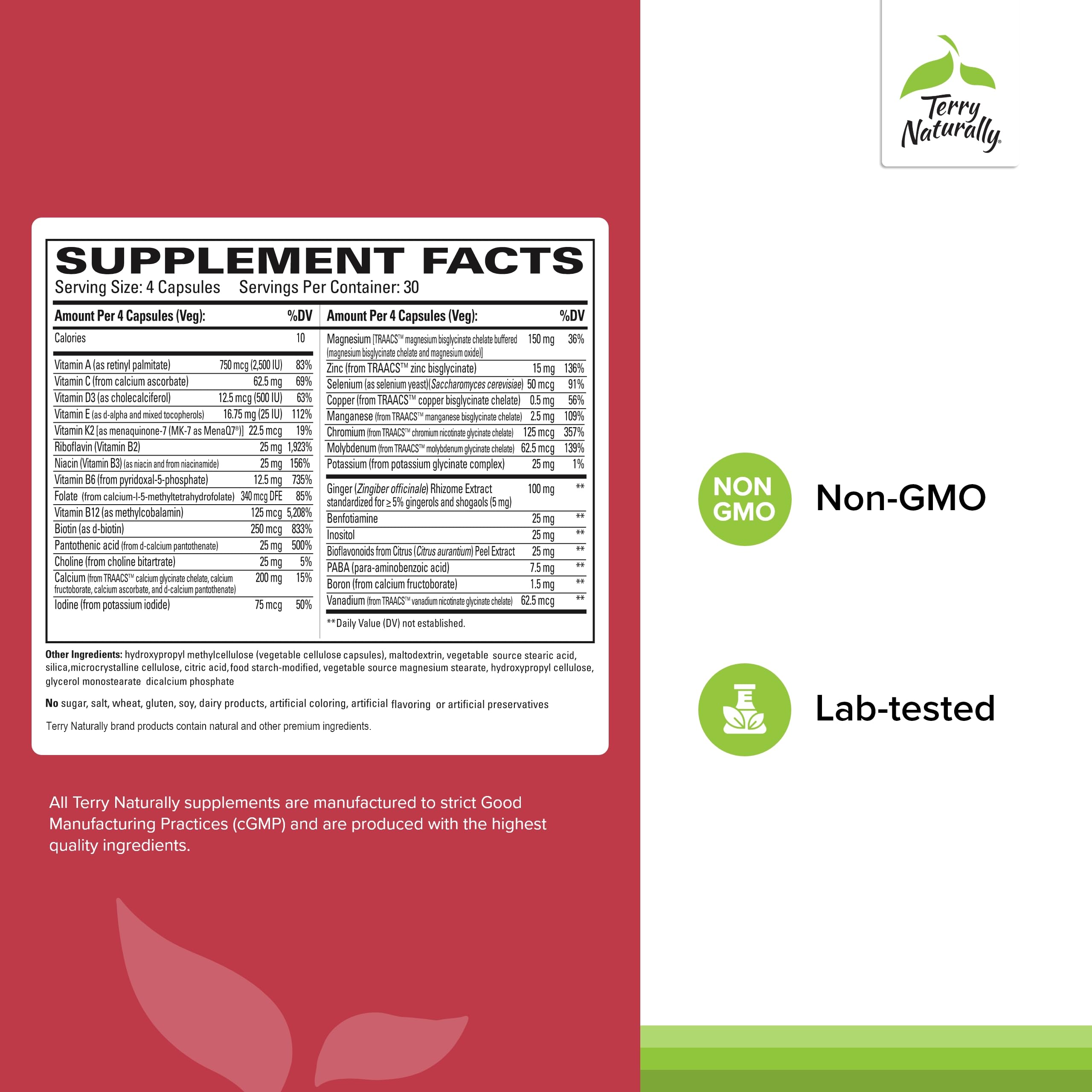 Terry Naturally Clinical Essentials cap-open shows quick access for consistent dosing.