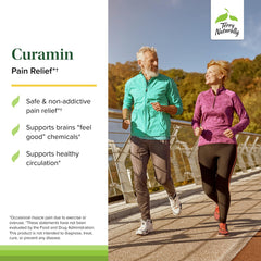 Terry Naturally Curamin with boswellia DLPA ingredients highlighting endorphin support potential.